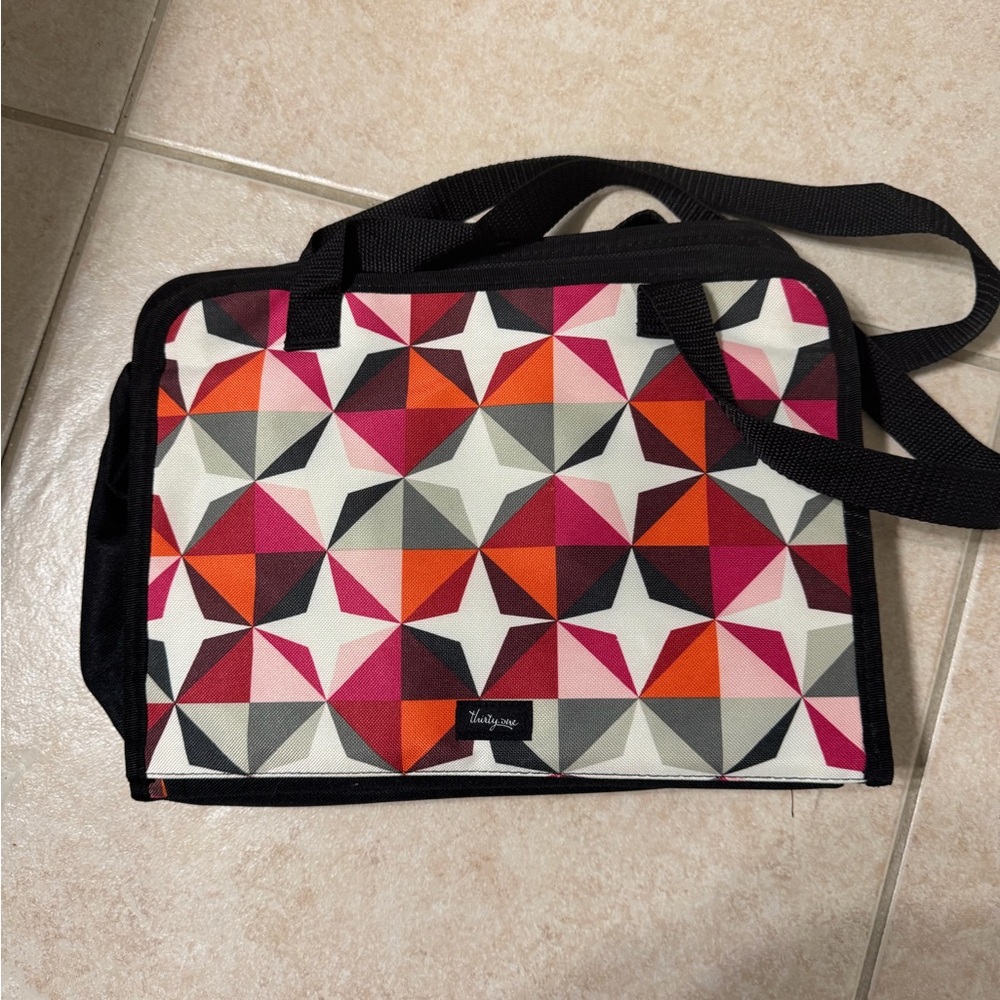 Thirty-One Multicolor Geometric organizer